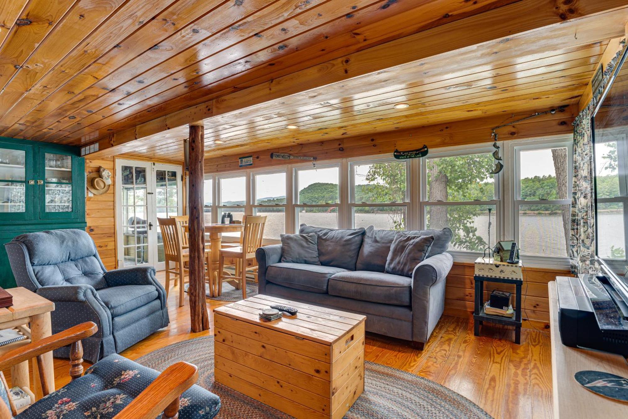 Waterfront Home On Lake Champlain With Dock And Kayaks Orwell Exterior foto